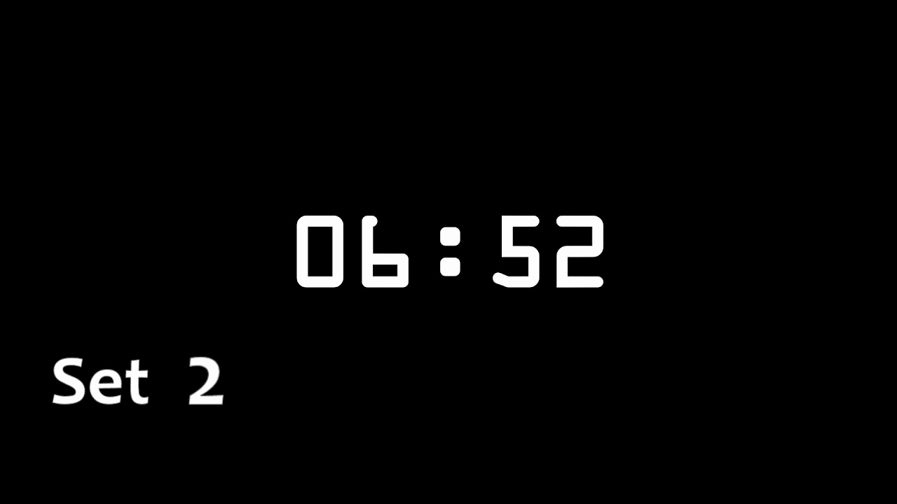 7 minute timer, beeps every interval