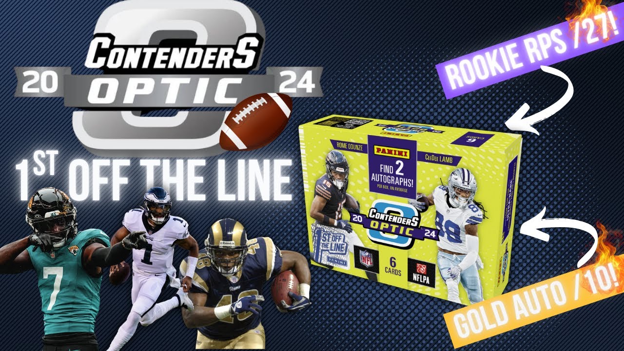 💥1st Off The Line, 1st Look💥 2024 Contenders Optic Football FOTL x1! GREAT RPS AUTO!