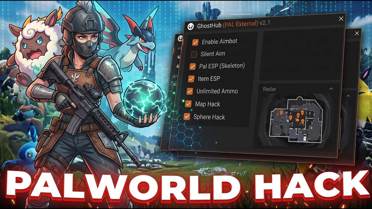 Palworld Hack 2026 - Free Mod Menu, ESP, Wallhack & Cheats Download