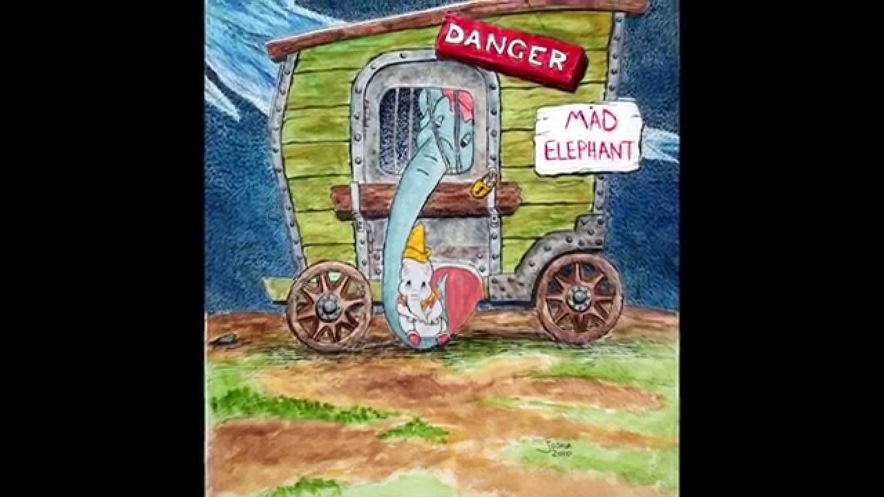 Baby Mine- Dumbo Animated Watercolor