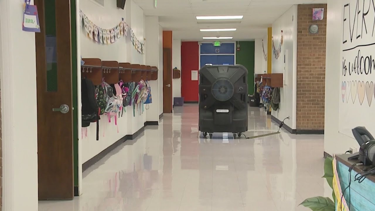 17 schools released early due to heat without air conditioning