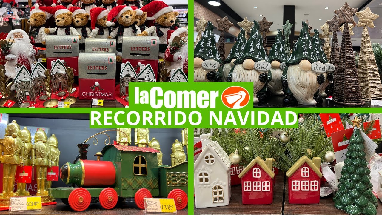 Llegó la Navidad a La Comer | Lo más bonito en decoraciones