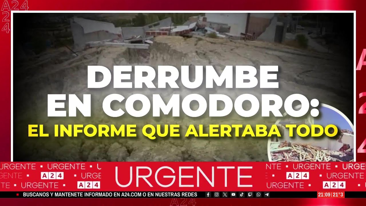 👉 DERRUMBE EN COMODORO: EL INFORME QUE ALERTABA TODO