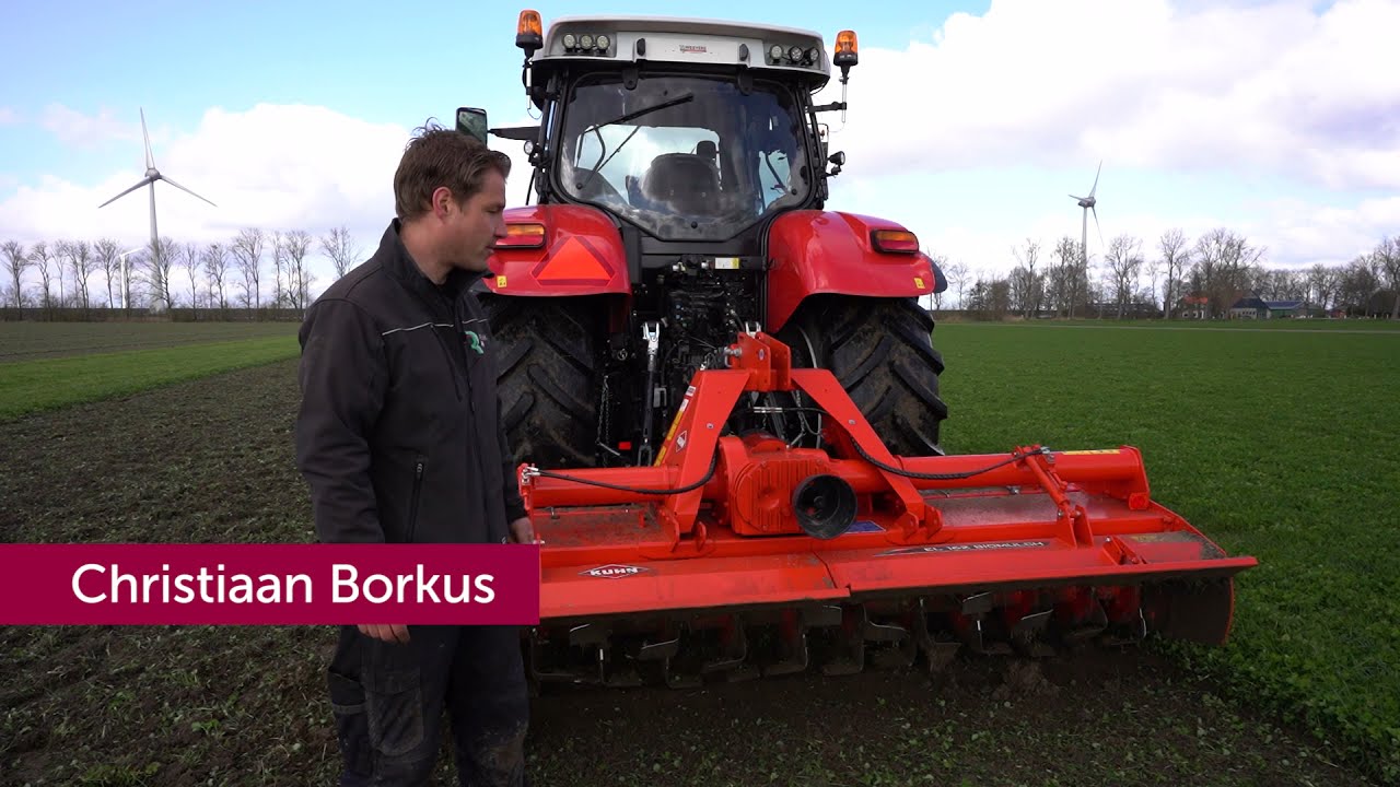 Demo grasklaver zode NKG bewerken Kuhn Biomulch (DEEL 6)