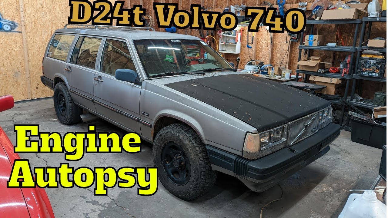 Volvo 740 Turbo Diesel Wagon Revival-Part 1-Engine Teardown
