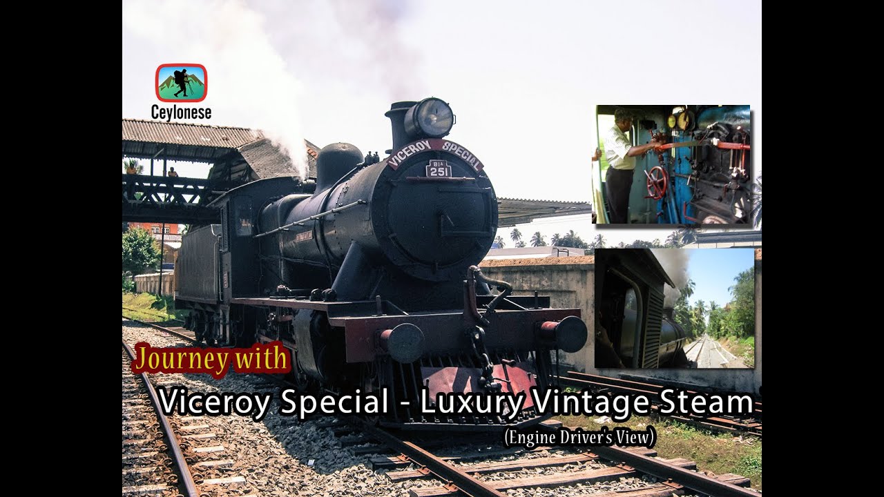 Viceroy Special - Luxury Vintage Steam Train - Engine Driver's View