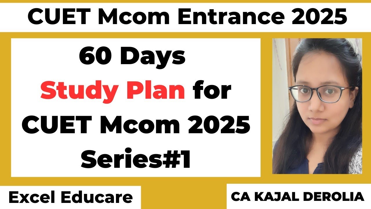 CUET PG M.com Entrance 2025 | Study Plan | CUET | NTA | DU | BHU | COQP08 | Series 1 |