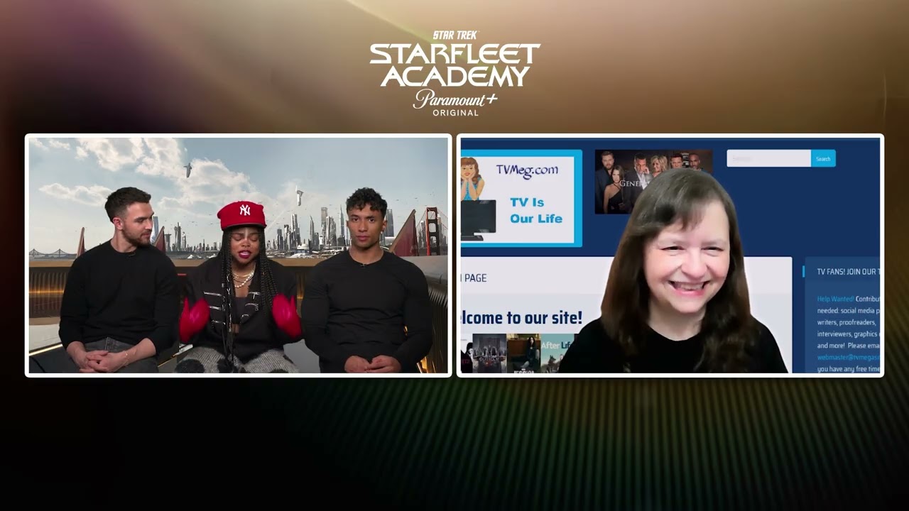 Interview: Sandro Rosta, Kerrice Brooks, George Hawkins of Starfleet Academy on Paramount+ 1/7/26
