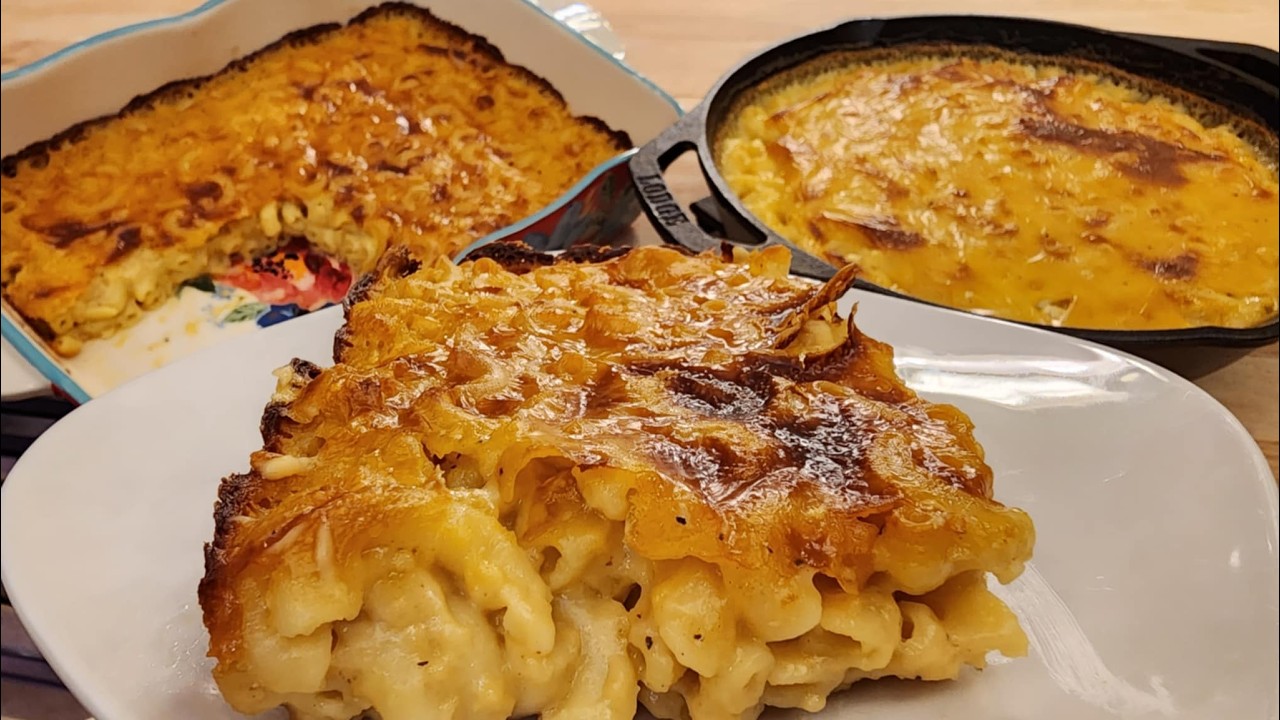 Baked Mac & Cheese - Family Favorite Since 1700 - Thanksgiving Side Dish - The Hillbilly Kitchen