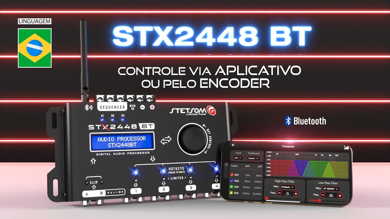 STX2448 BT O Queridinho do Brasil, AGORA com Bluetooth! #stetsom