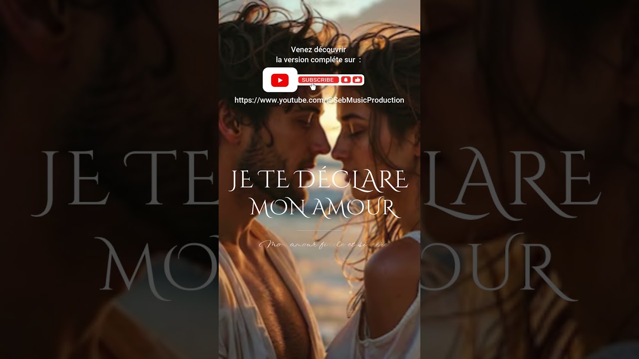 Je te d&eacute;clare mon amour  #&eacute;motionmusicale #musiquefran&ccedil;aise