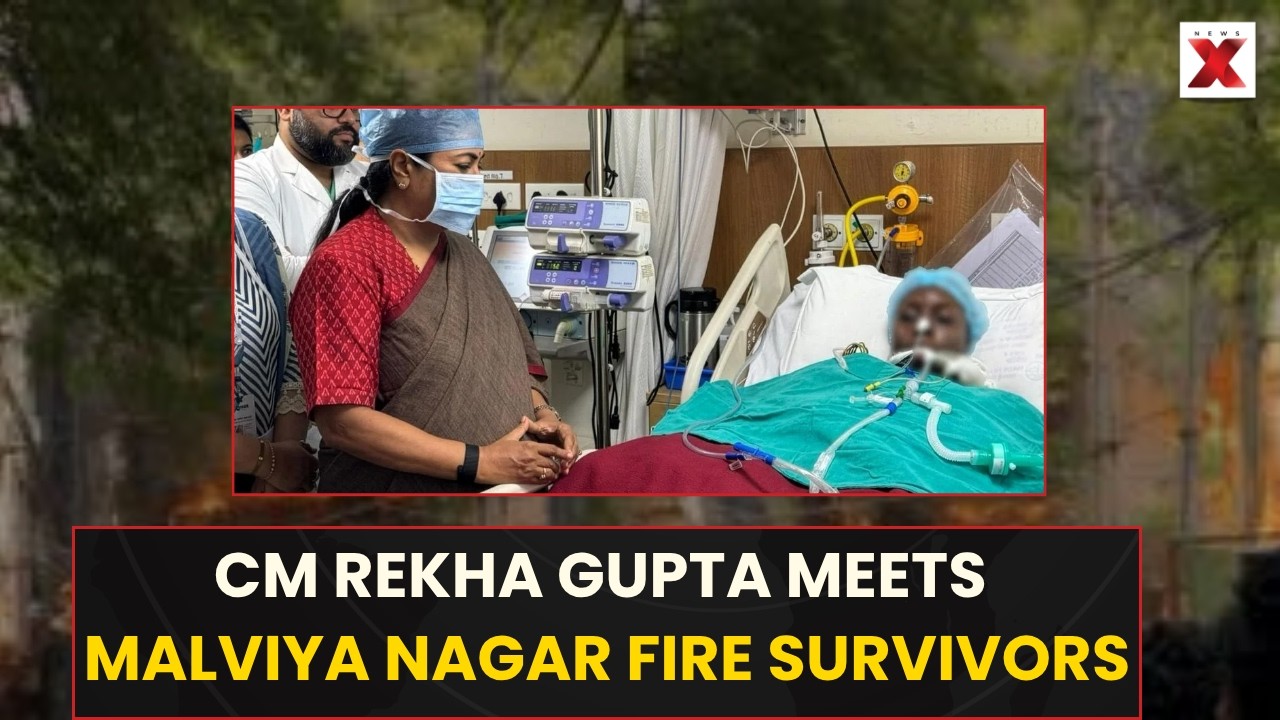 CM Rekha Gupta Visits Max Hospital | Meets Delhi Fire Victims, Reviews Condition | NewsX