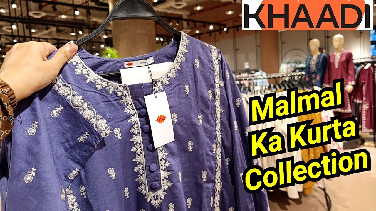 📢ft.Khaadi Malmal kurta Collection🤩Khaadi Stitched Collection 💕Khaadi