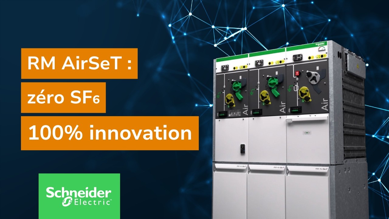 Découvrez RM AirSeT : le nouveau tableau moyenne tension sans SF₆ | Schneider Electric