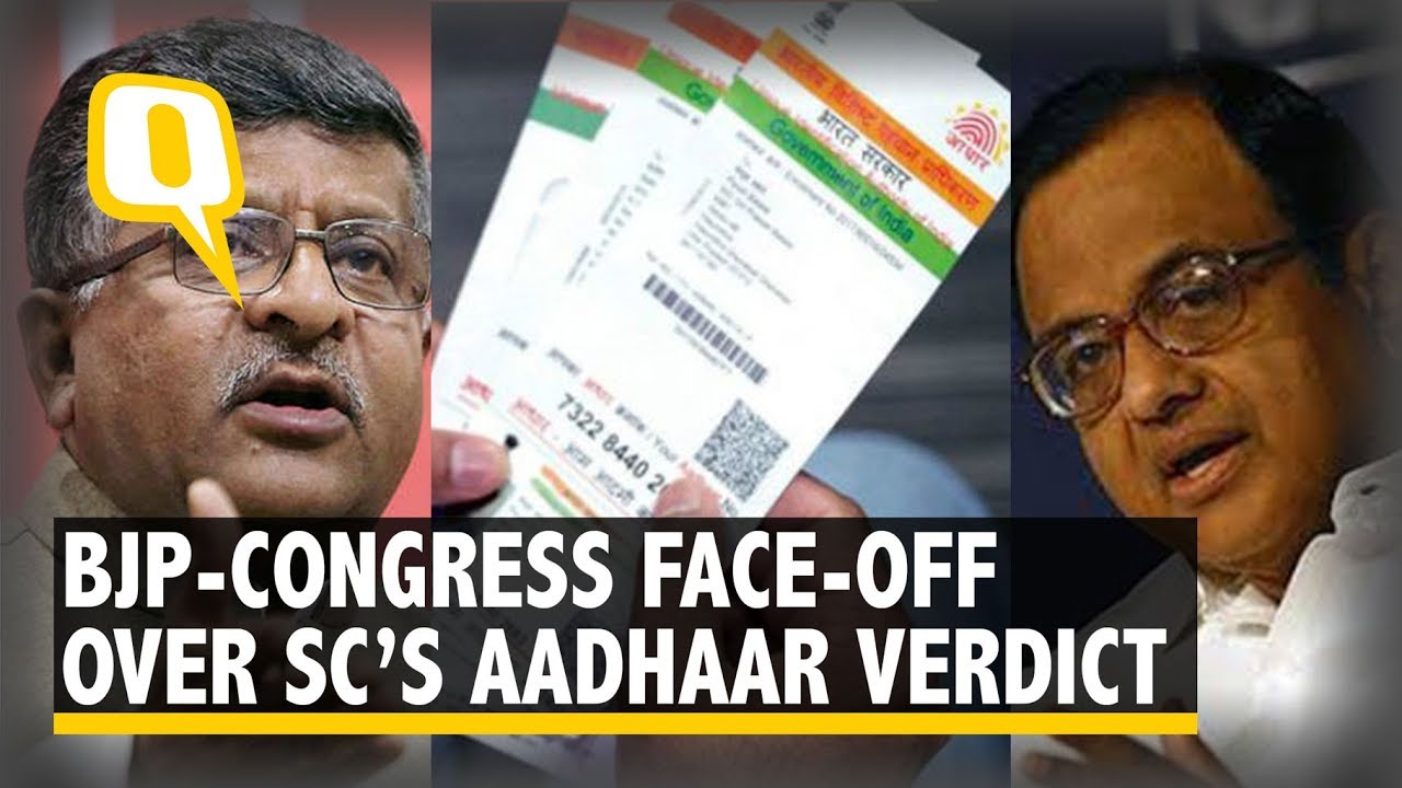 War Of Words Over the Supreme Court&rsquo;s Aadhaar Verdict | The Quint