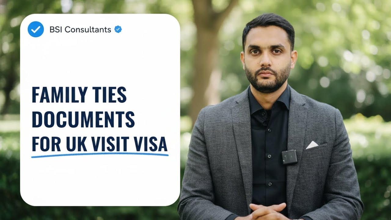 Family Ties documents for UK Visit Visa