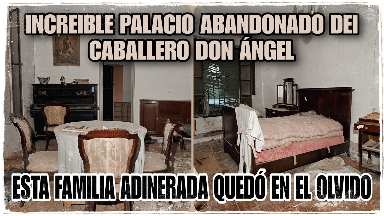 PALACIO ABANDONADO Del CABALLERO De INFANTERÍA DON ÁNGEL ¡FUE UNA FAMILIA ADINERADA! // AnitaNext