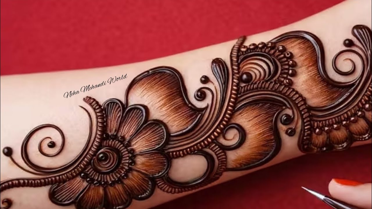Easy front hand mehandi design 2026|Simple Front Hand Mehandi Design #mehandidesign #mehandi