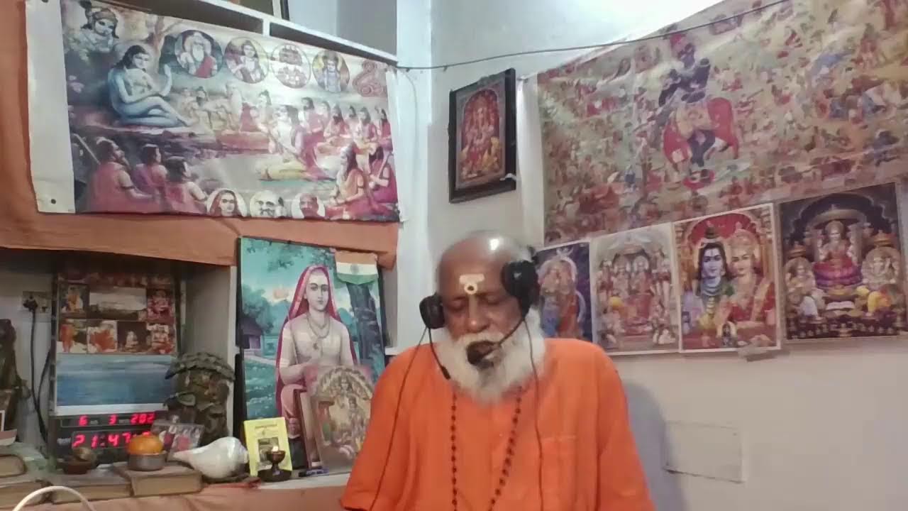 625 HINDI SATSANG ON LAGHU VAKYAVRUTHI TITLE : SRI ADI SHANKARA GRANTHA ADHYAYANA SADHANA SRAVANTHI