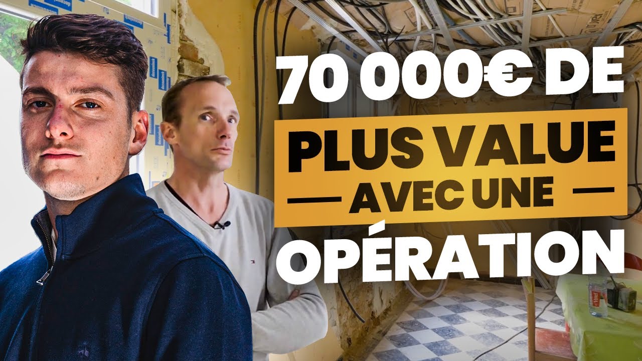 IL GAGNE 70 000€ EN 4 MOIS AVEC L’IMMOBILIER (ACHAT REVENTE)