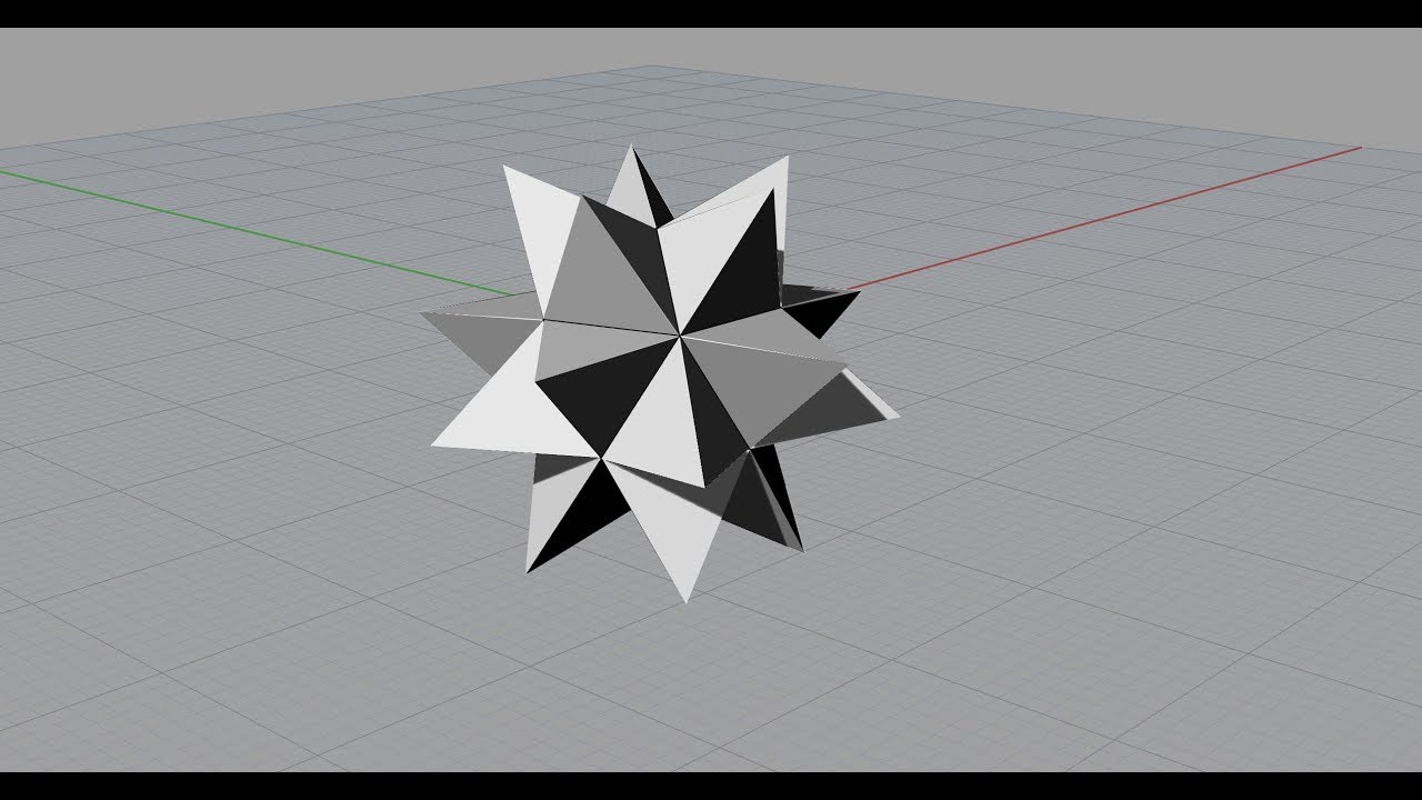 Rhino Activity-05: Star Polyhedron