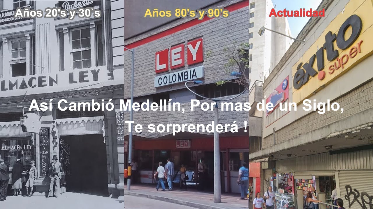 📸 Así Cambió Medellín, Por mas de un Siglo, Te sorprenderás!🎥
