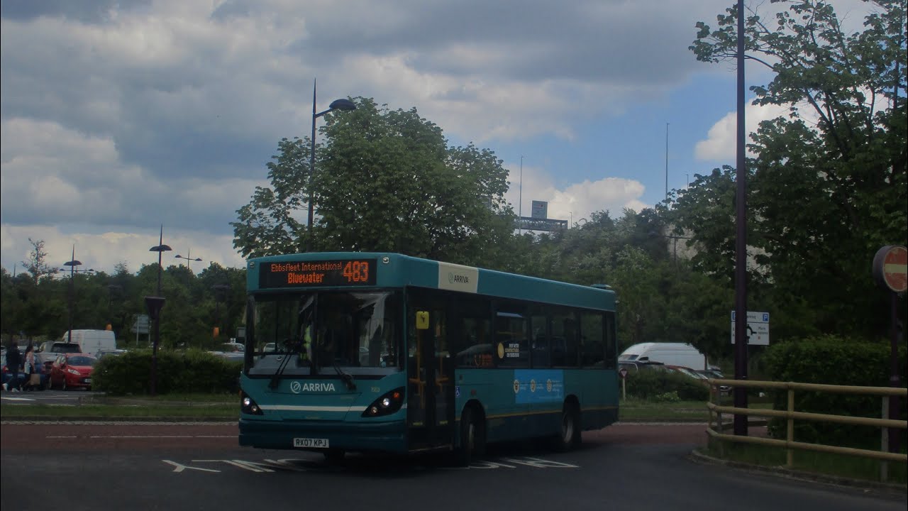 SOLE SURVIVOR, LOUD HOOVER | Bus Journey: ASC 483 - (1563, RX07KPJ) | Dennis Dart SLF Caetano Nimbus