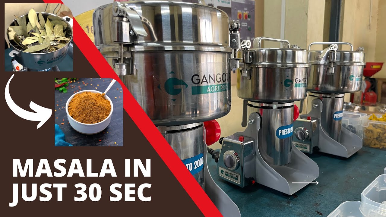 Grind masala in just 30 sec | Instant Masala Grinder | Gangotri Agri Pro