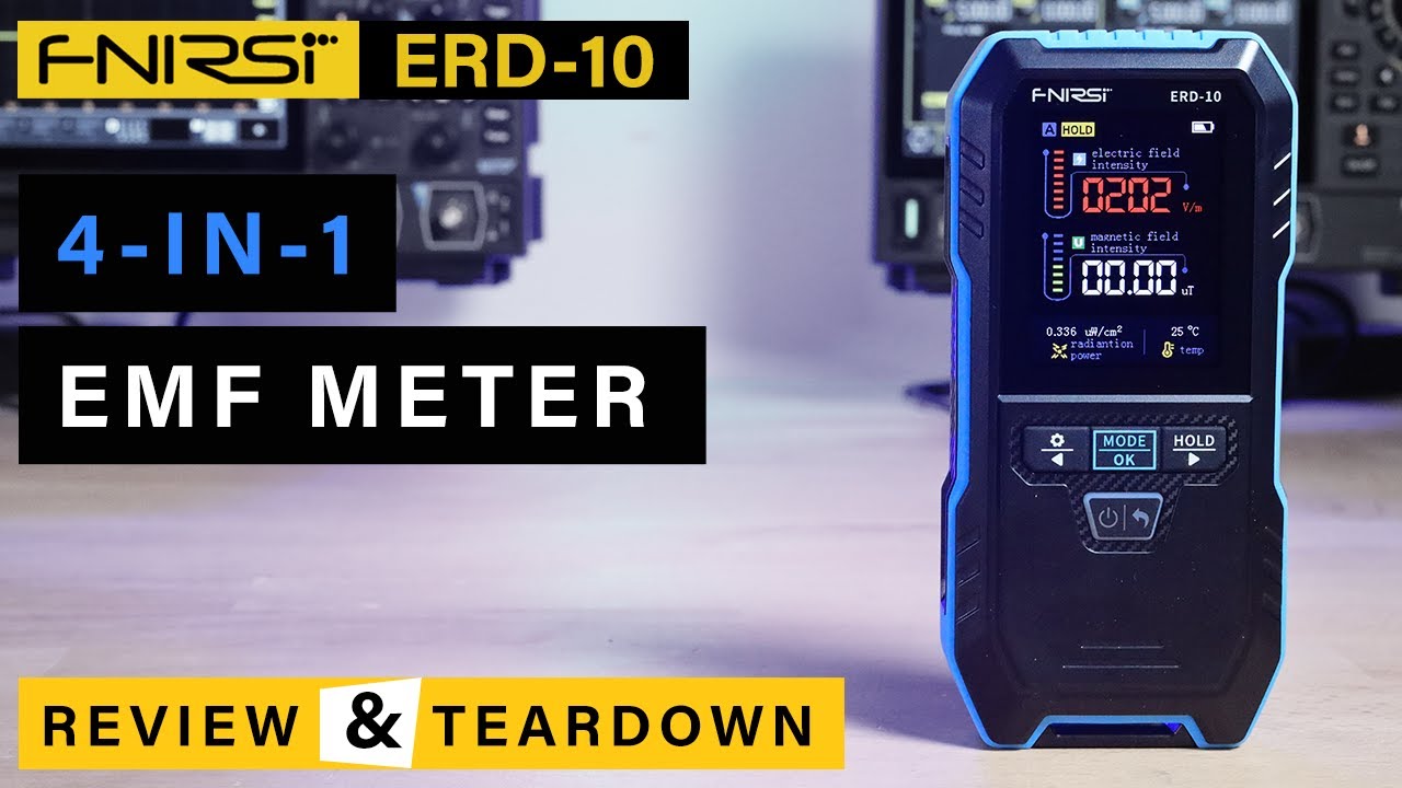 [СОВЕРШЕННО НОВЫЙ] FNIRSI ERD-10 ⭐ 4-в-1 измеритель ЭДС