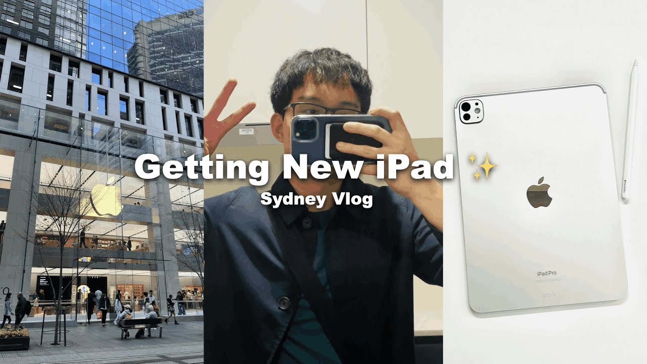 Getting New iPad | Sydney Vlog 🎥 + Unboxing & Setup ✨