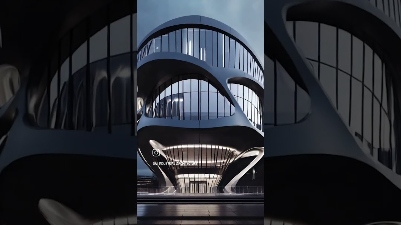 Step  233 into the Future: AI-Designed Industrial Architecture! Manchester