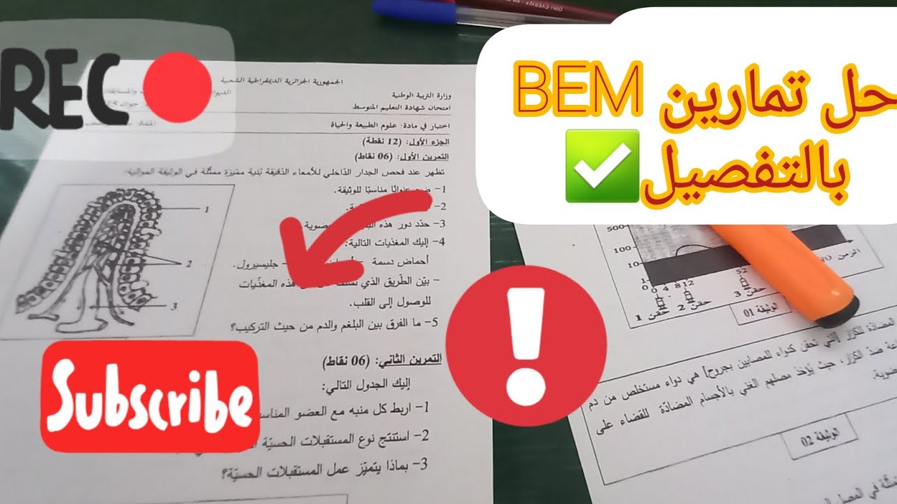 ارواح تحل معايا اختبار العلوم تاع BEMو تخلص من مخاوفك ‼️✅️⏳️💯