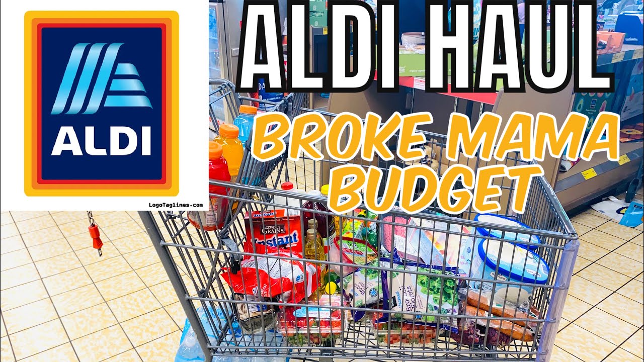 Aldi Haul | Broke Mama Budget 💵 Grocery Shopping For The House