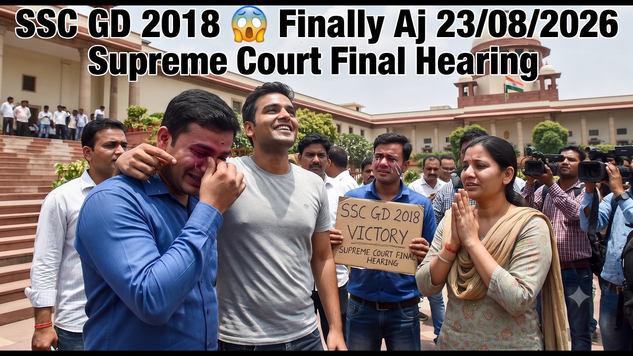 SSC GD 2018 🤯 Finally Aj 23/08/2026 Supreme Court Final Hearing 