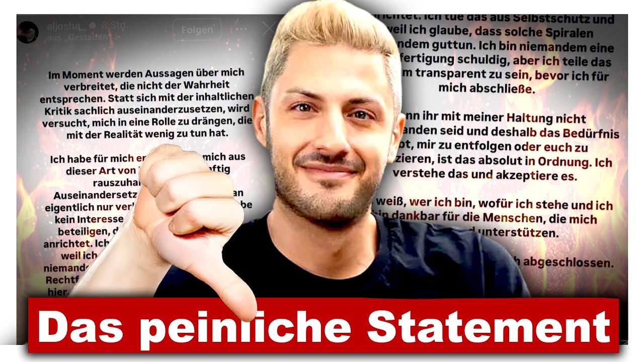 Aljoshas extrem peinliches Statement