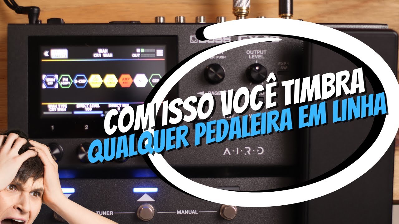 COM ISSO VOCÊ TIMBRA QUALQUER PEDALEIRA EM LINHA!