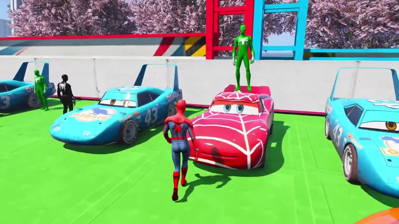 الرجل العنكبوت انقاذ باتمان Spider-Man Rescue batman vs iron man vs venom funny Game GTA 5 superhero