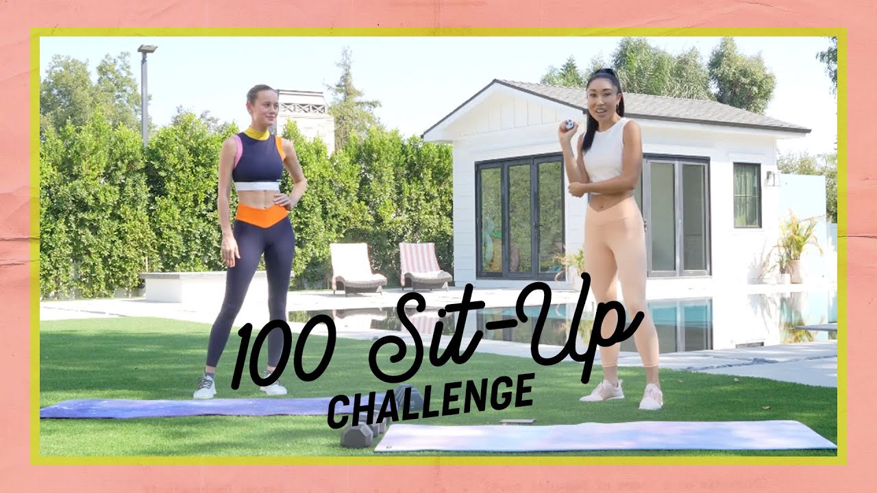 100 Sit Ups, 5 Minutes (with Blogilates!)