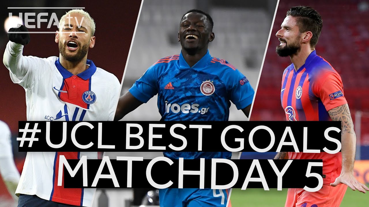 NEYMAR, CAMARA, GIROUD: #UCL Best Goals, Matchday 5