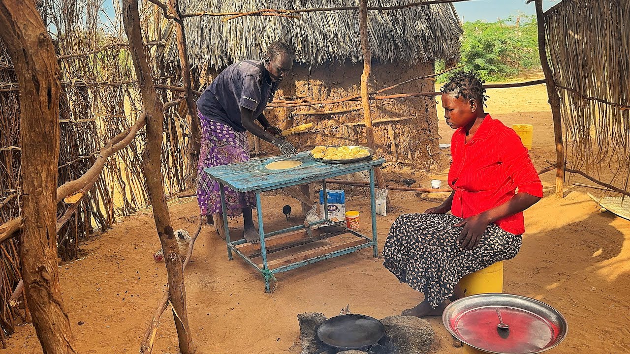 Village-Style Soft Chapati 🍞 Cooked on Firewood | Happy Family Meal