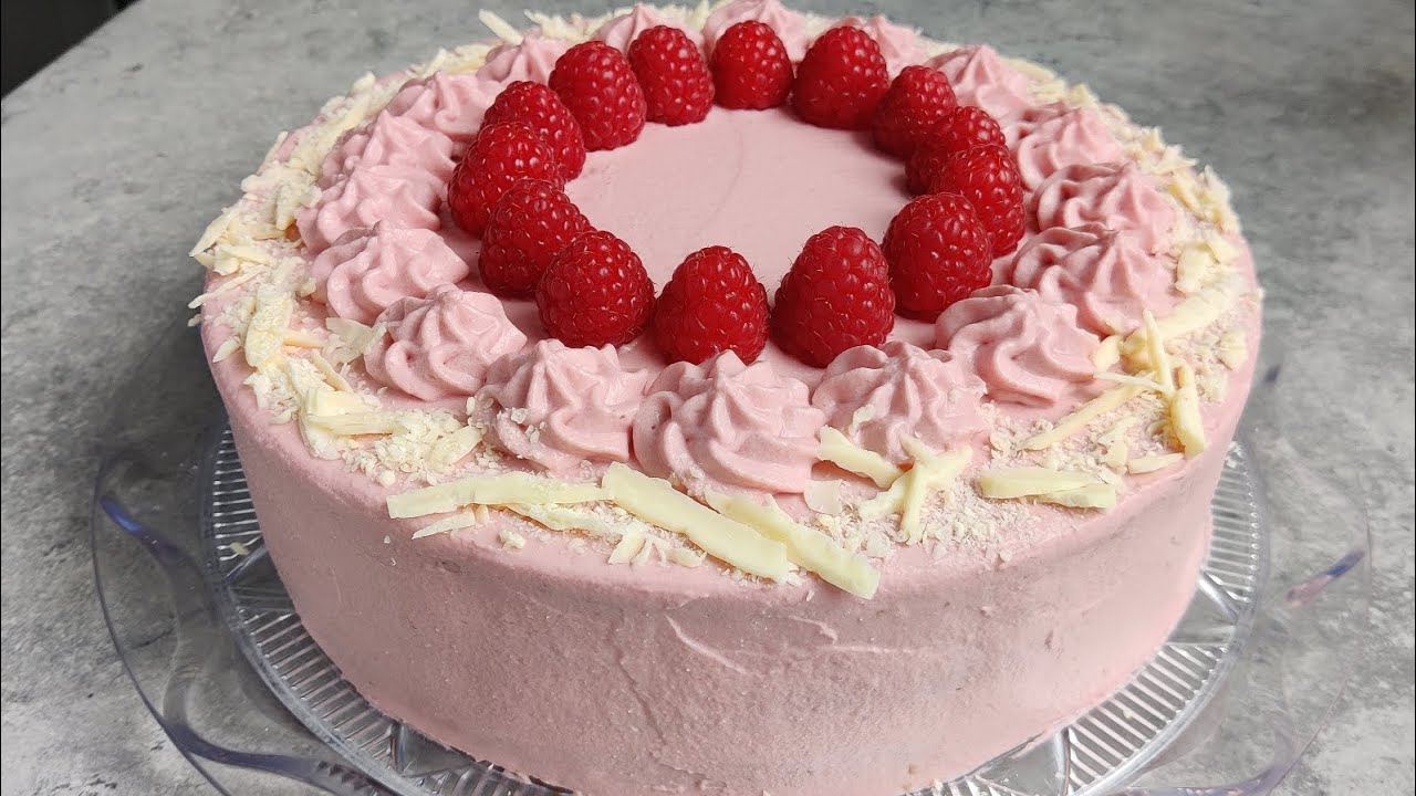 HIMBEER TORTE | Dessert | Rezept | Kuchen