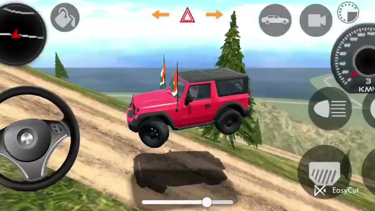 Modified Mahindra Thar😈Games:Indian Red Thar (Gadi Wala Games) Car Game Android Game - #2025
