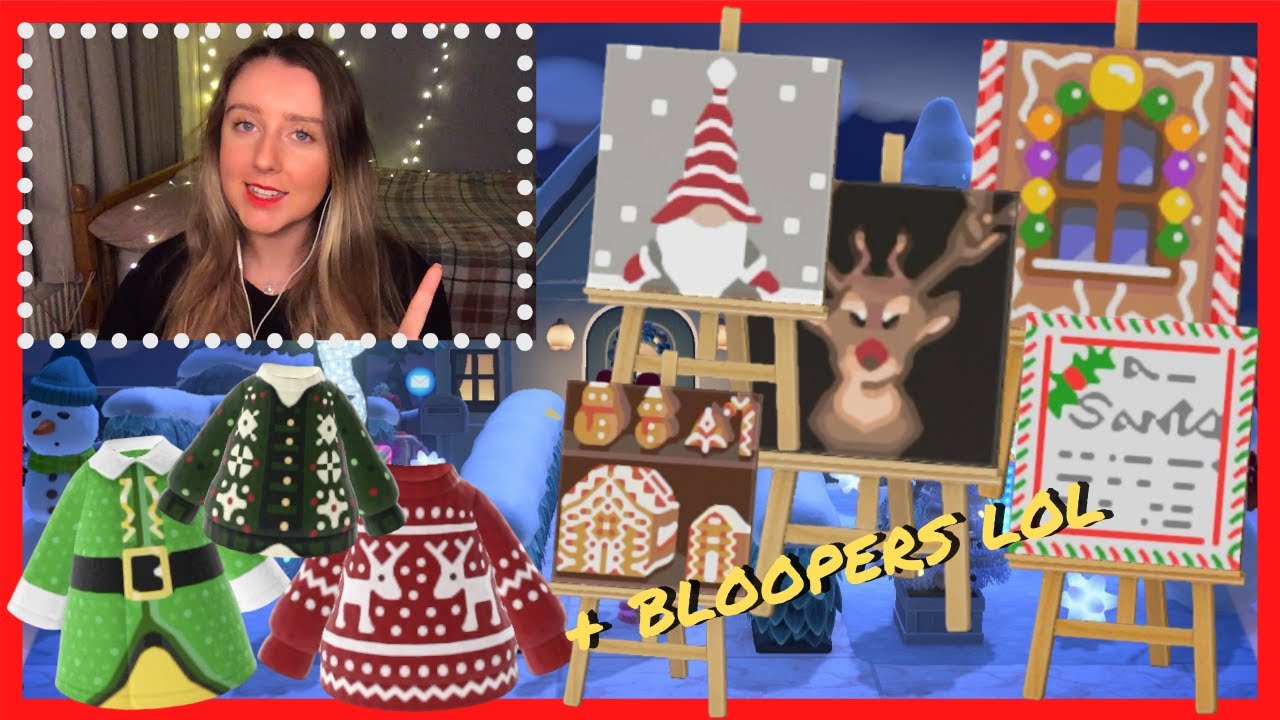 CHRISTMAS CUSTOM DESIGNS+TIMESTAMPS /ACNH CHRISTMAS CUSTOM DESIGN CODES /ACNH CHRISTMAS / ACNH XMAS