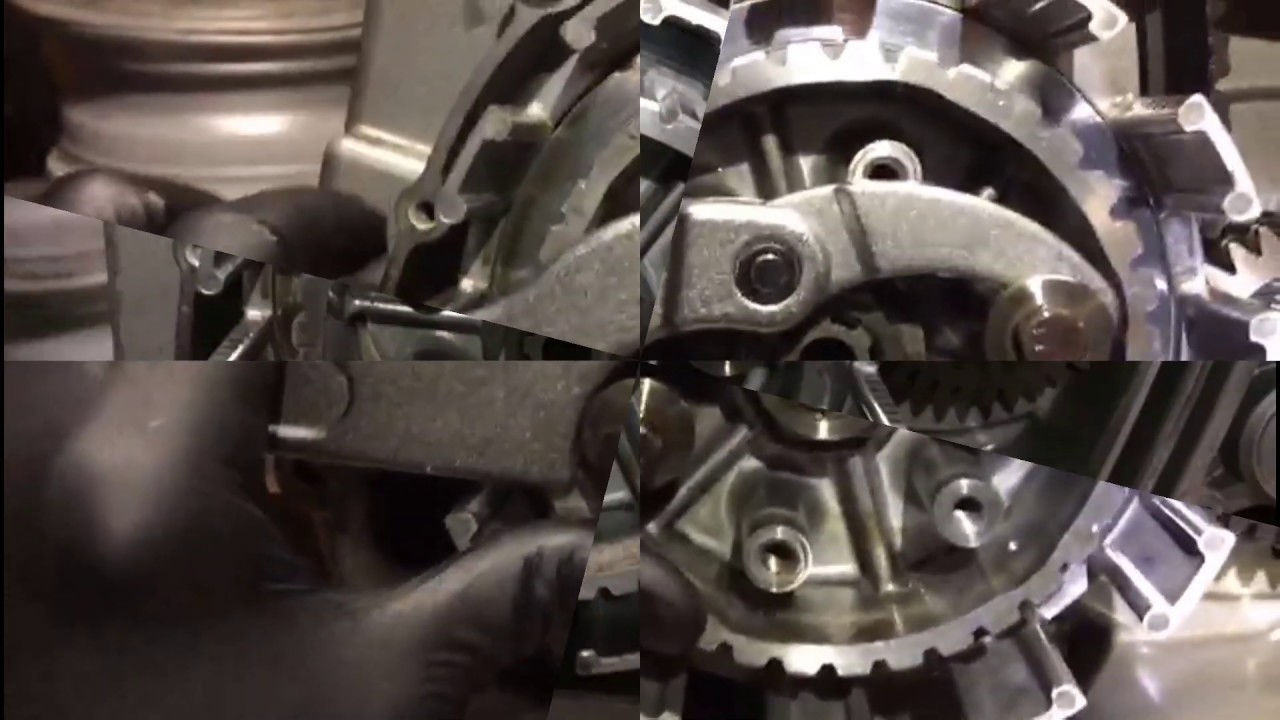 14. Cómo extraer plato magnético y cómo sujetar campana del embrague contado por Pierre. Hyosung 650