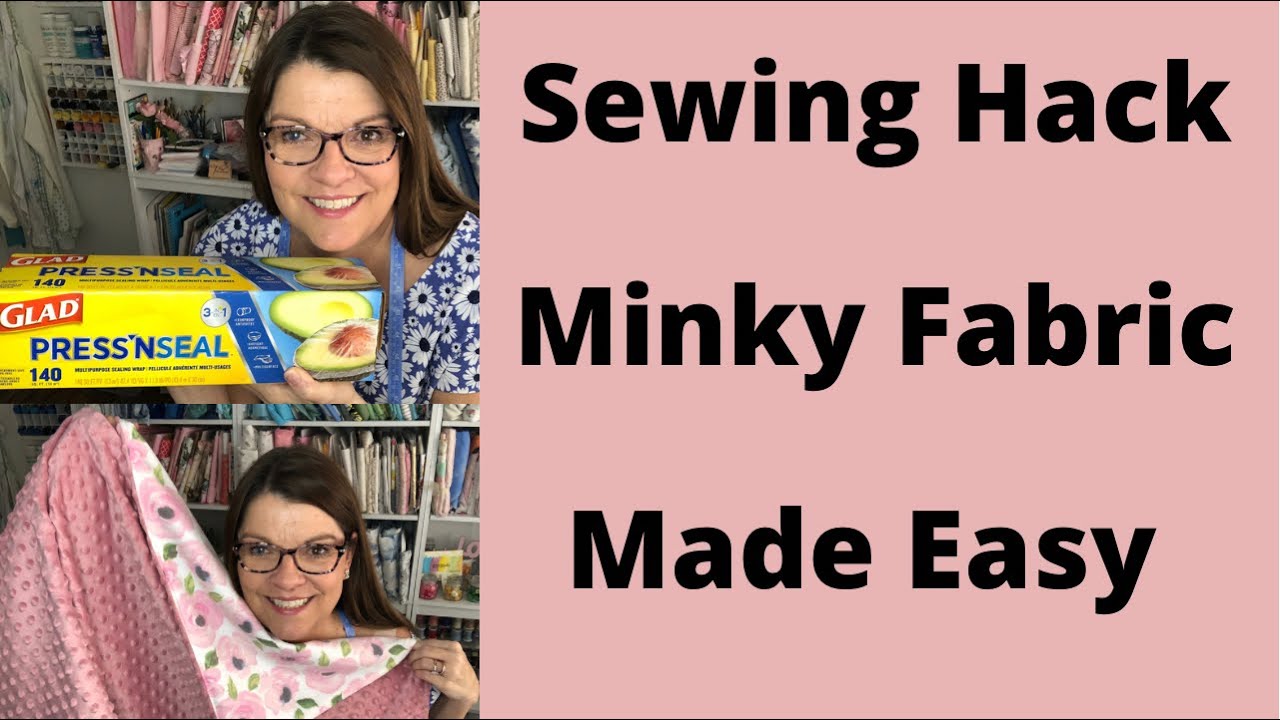 Amazing Hack! Sewing Plush Microfiber Fabric (Minky) Made Easy!