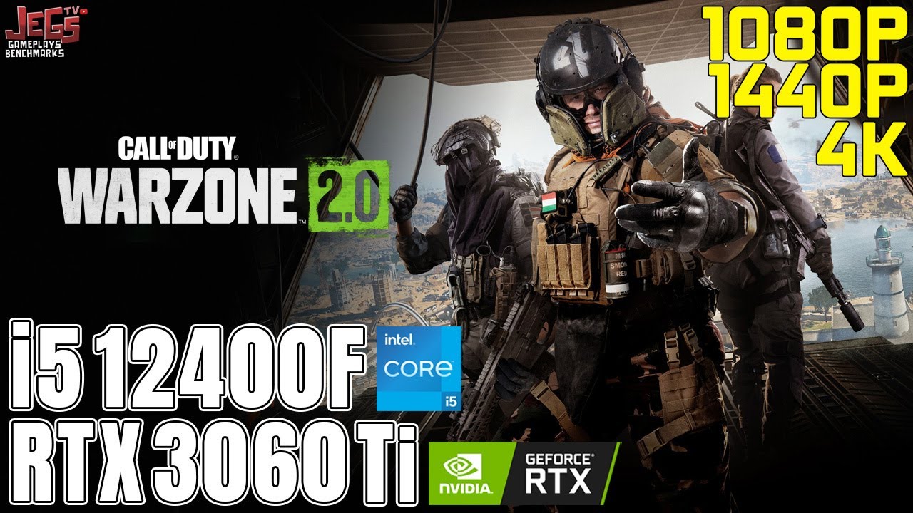 Call of Duty: Warzone 2.0 | i5 12400F + RTX 3060 Ti | 1080p, 1440p, 4K benchmarks!