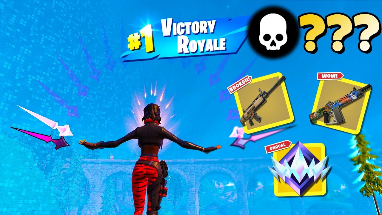 High Elimination Unreal Ranked Solo Win Gameplay (Fortnite Chapter 5 Zero Builds)