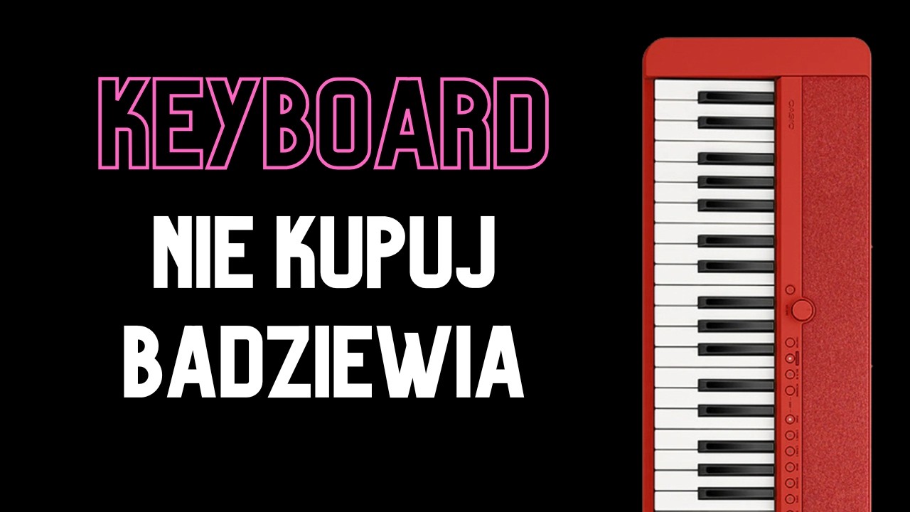 Czy keyboard jest dobry na początek nauki gry na pianinie? Poradnik + polecane modele