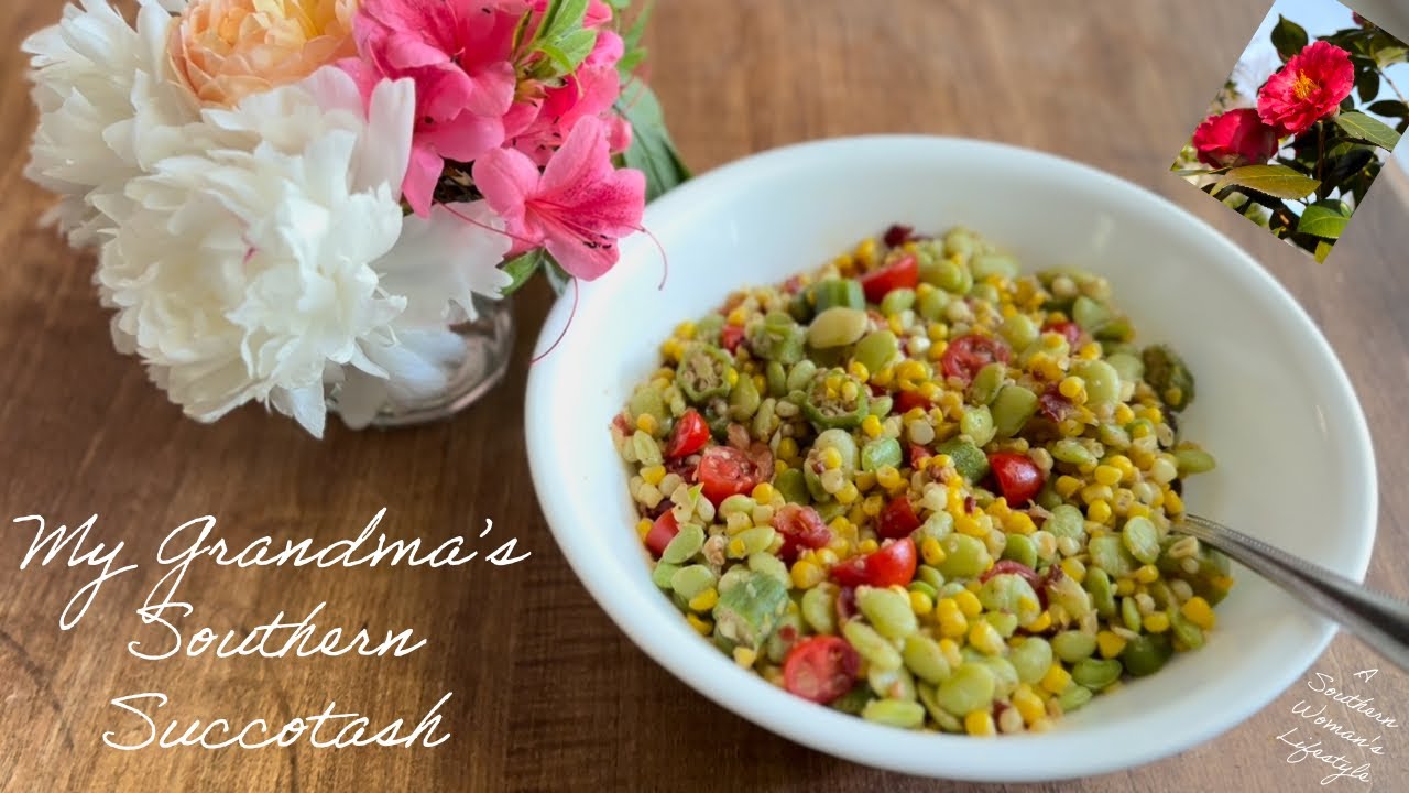 How To Make The Best And Traditional Homemade Southern Succotash - My Grandma&rsquo;s Southern Succotash