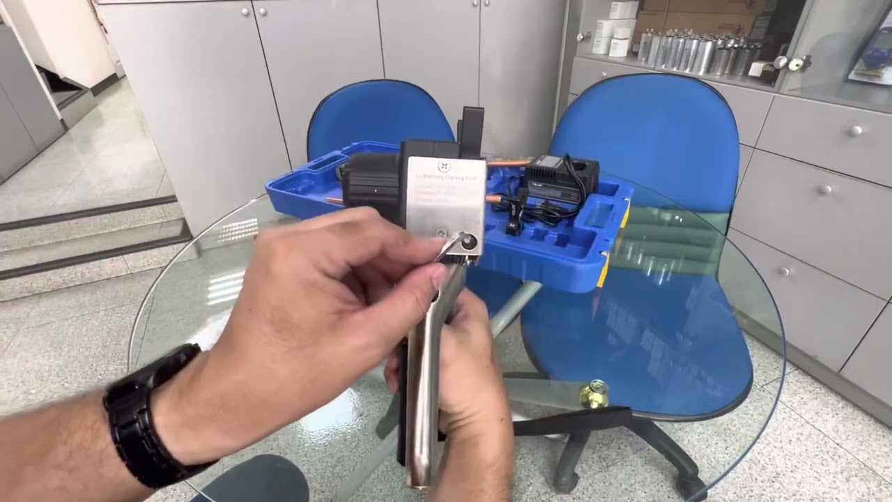 VALUE VET-19LI 電動擴管工具  針對1/4夾具會退管的問題